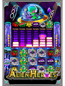 ALIEN HEROESのゲーム画面