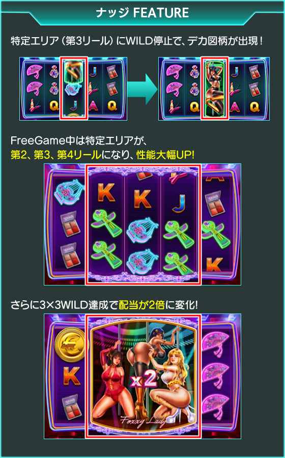 FOXXY LADYのゲーム画面