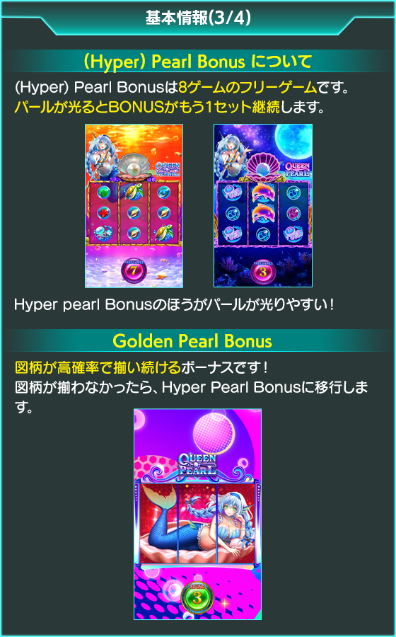 QUEEN OF PEARLのゲーム画面