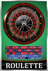 ルーレットのゲーム画面