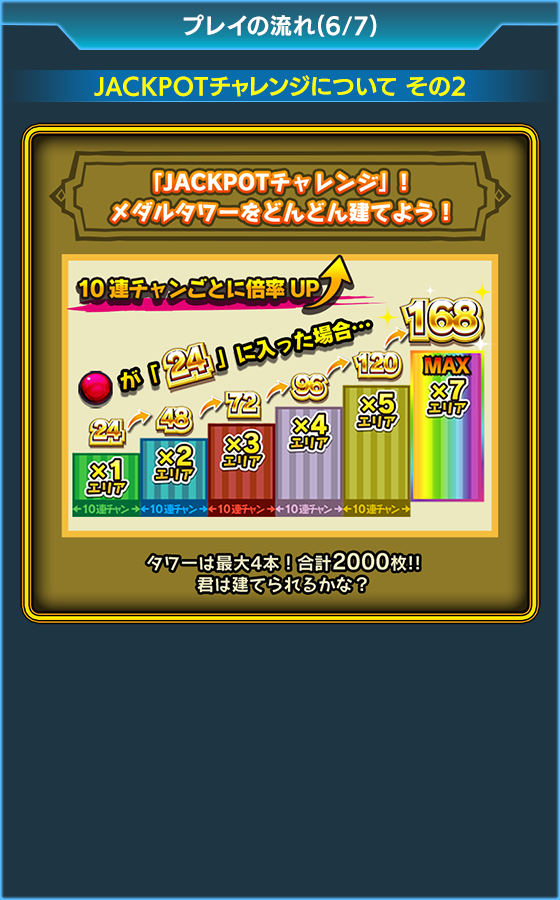 バベルのメダルタワーＷ！のゲーム画面