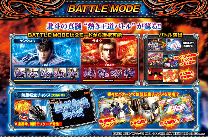 e北斗の拳10のゲーム画面