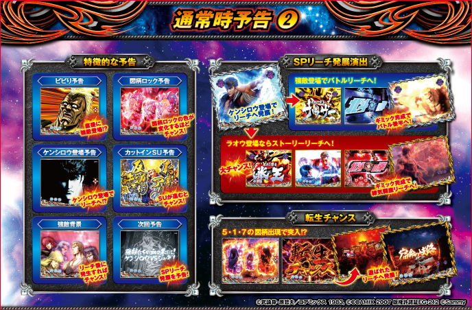 e北斗の拳10のゲーム画面