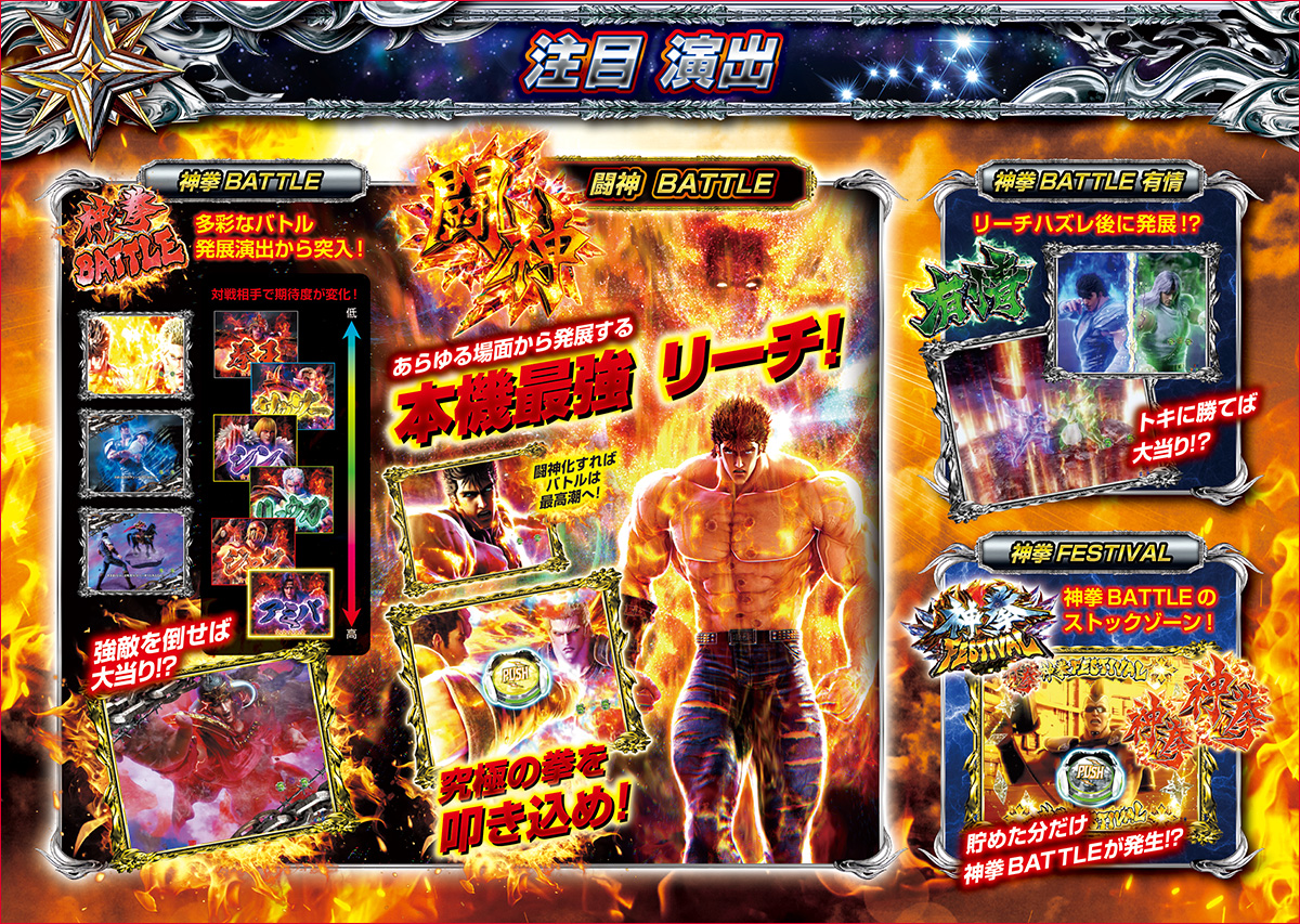 P北斗の拳9 闘神のゲーム画面