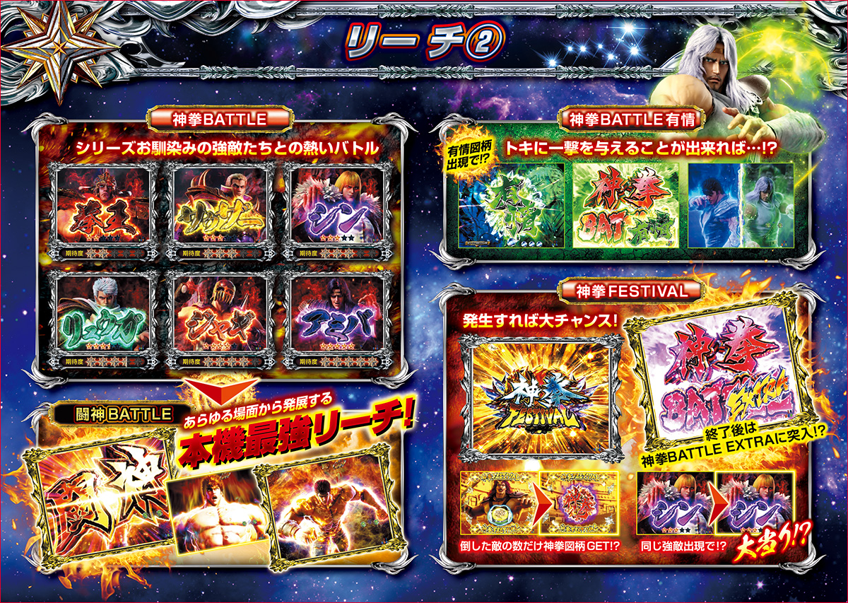 P北斗の拳9 闘神のゲーム画面