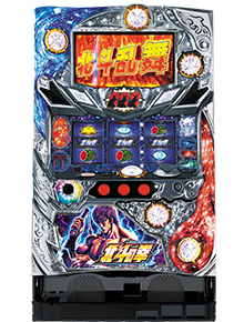 パチスロ北斗の拳 強敵のゲーム画面
