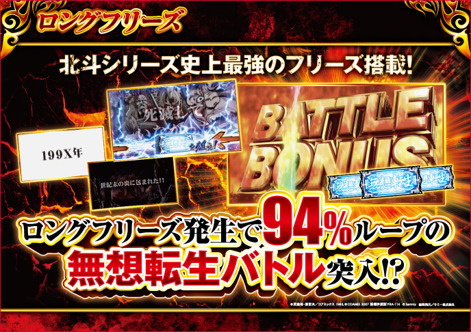 スマスロ北斗の拳のゲーム画面