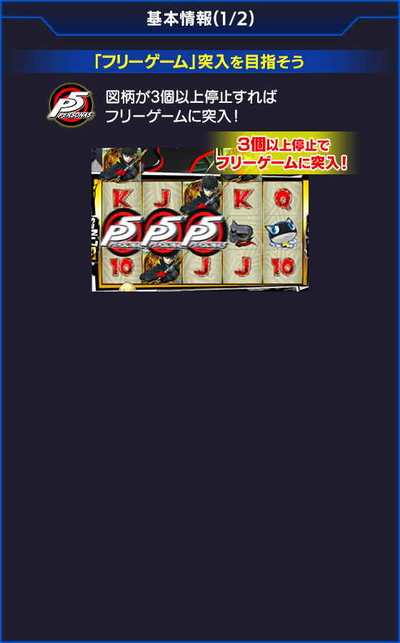 Persona 5 for REELSのゲーム画面