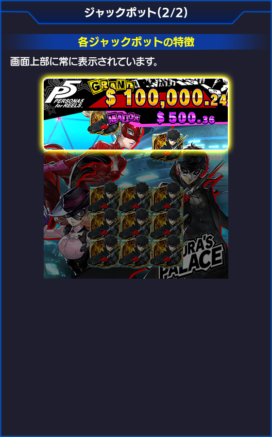 Persona 5 for REELSのゲーム画面